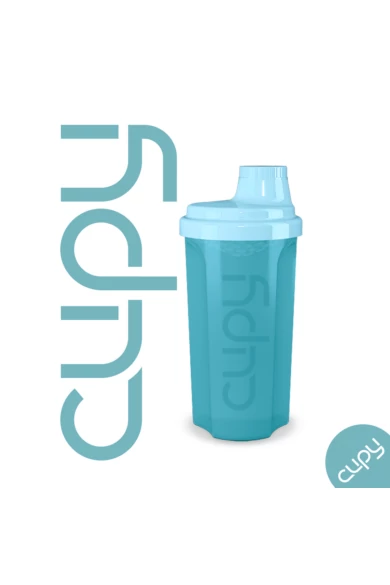 PURE TRANSPARENT BLUE shaker 500 ml